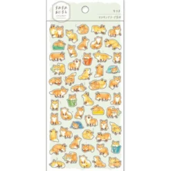 Mame-Mame Animal Sticker - Fox