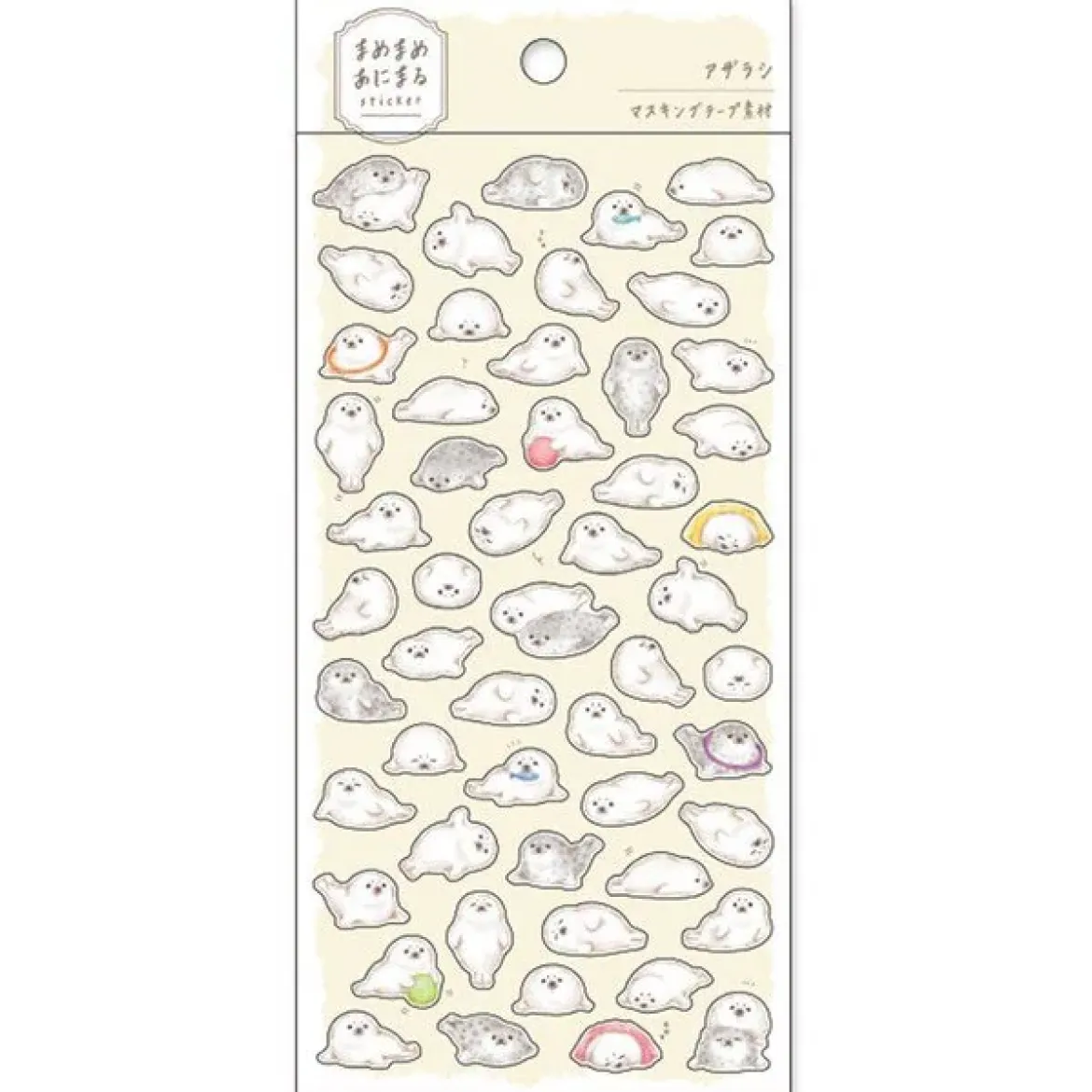 Mame-Mame Animal Sticker - Seal