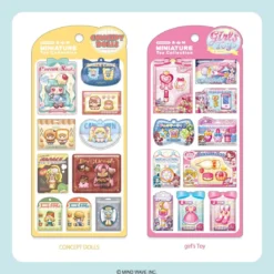 Miniature Toy Collection Stickers - Girls Toy