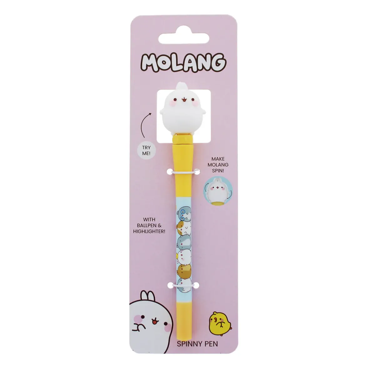 Molang Fruits Spinning Pen