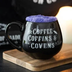 Mugg & strumpor - Coffee, Coffins & Covens 450 ml