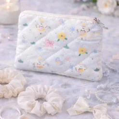 Myntbörs - Quilted Puppy Purse Vit