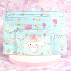 Necessär 3-pack - Cinnamoroll med hatt