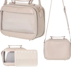 Oshikatsu axelväska 2-way - Ljusbeige