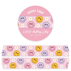 Pastel Smileys Washi Tape