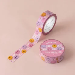 Pastel Smileys Washi Tape