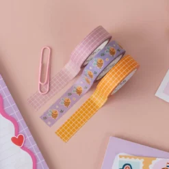 Pink Grid Washi Tape