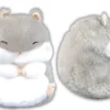 Plushie grå hamster, Coroham Jan-kun BIG
