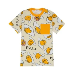 Pocket T-shirt - Gudetama Allover