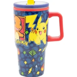 Pokémon Blue Team tumbler med sugrör 640 ml