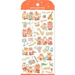 Pote Pote Kids Stickers - Music Band