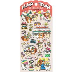 Pump Town Stickers - Trio 1