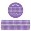 Purple Grid Washi Tape