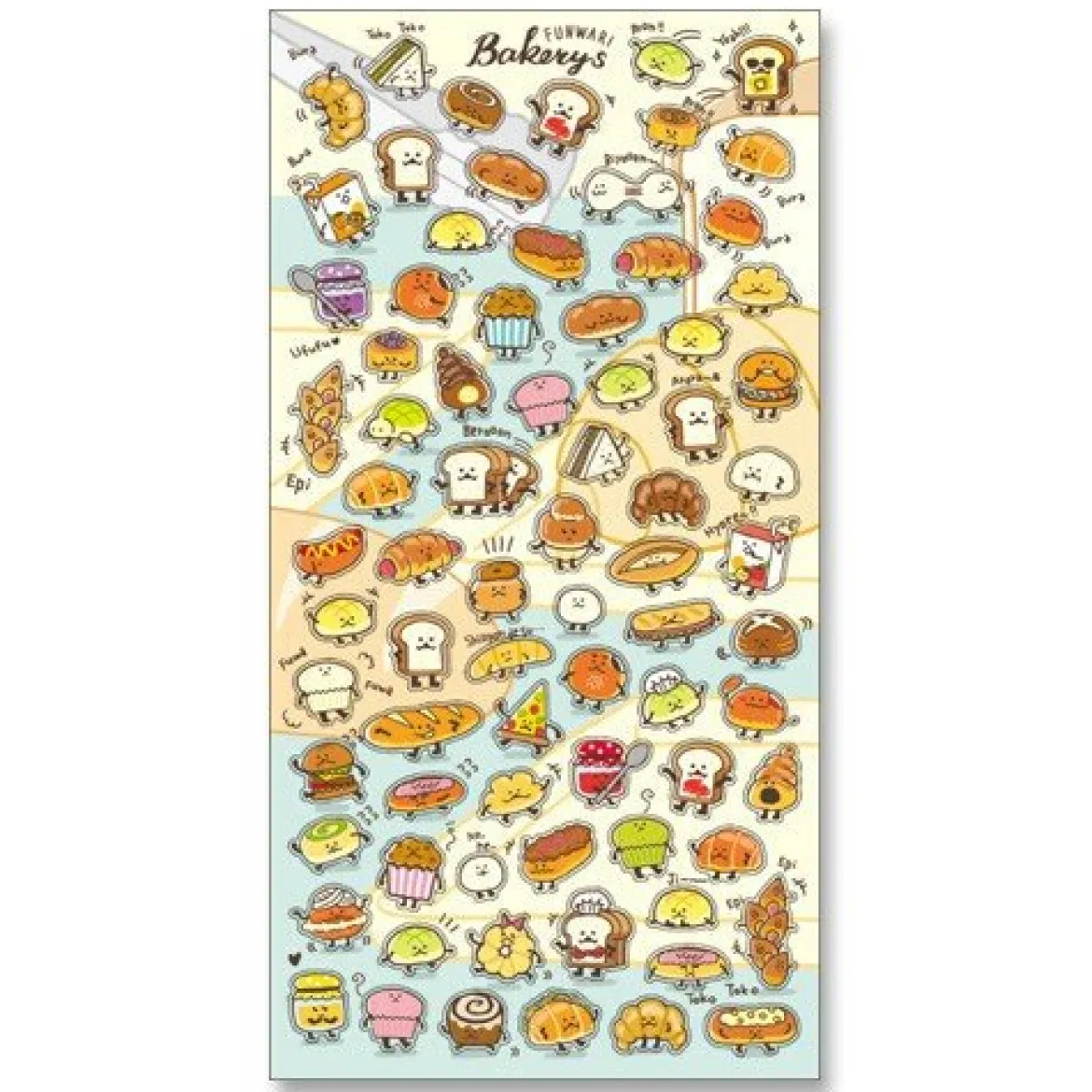 Puti Puti Seal Sticker - Fluffy Pastries