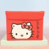 Röd låda med lock - Hello Kitty