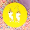 Örhängen - Flat Orange Cats