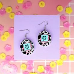 Örhängen - Leopardmönstrad Tamagotchi