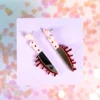 Örhängen - Rosa blodig kniv