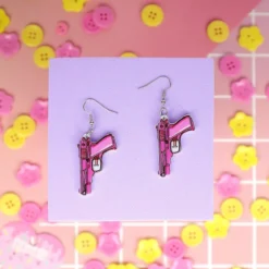 Örhängen - Rosa vattenpistol