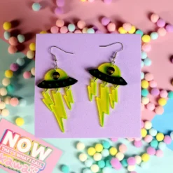 Örhängen - Ufo med blixtar