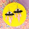 Örhängen - Ufo med Rosa Blixtar