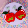 Örhängen - Wormy Apples