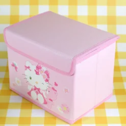 Rosa låda med lock - Hello Kitty med nalle