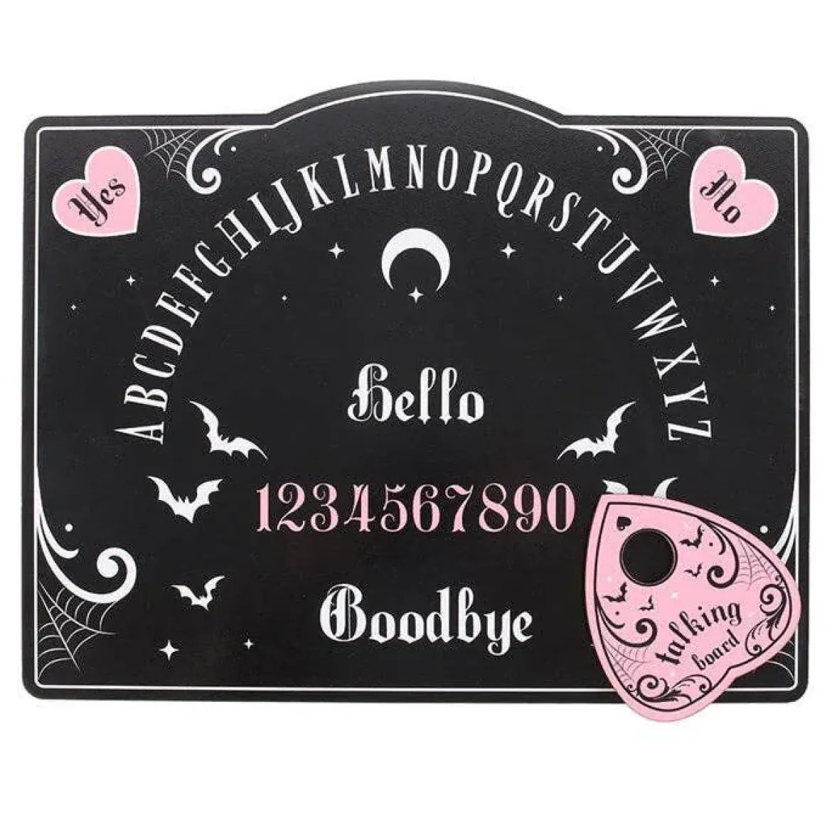 Rosa & svart Ouija board