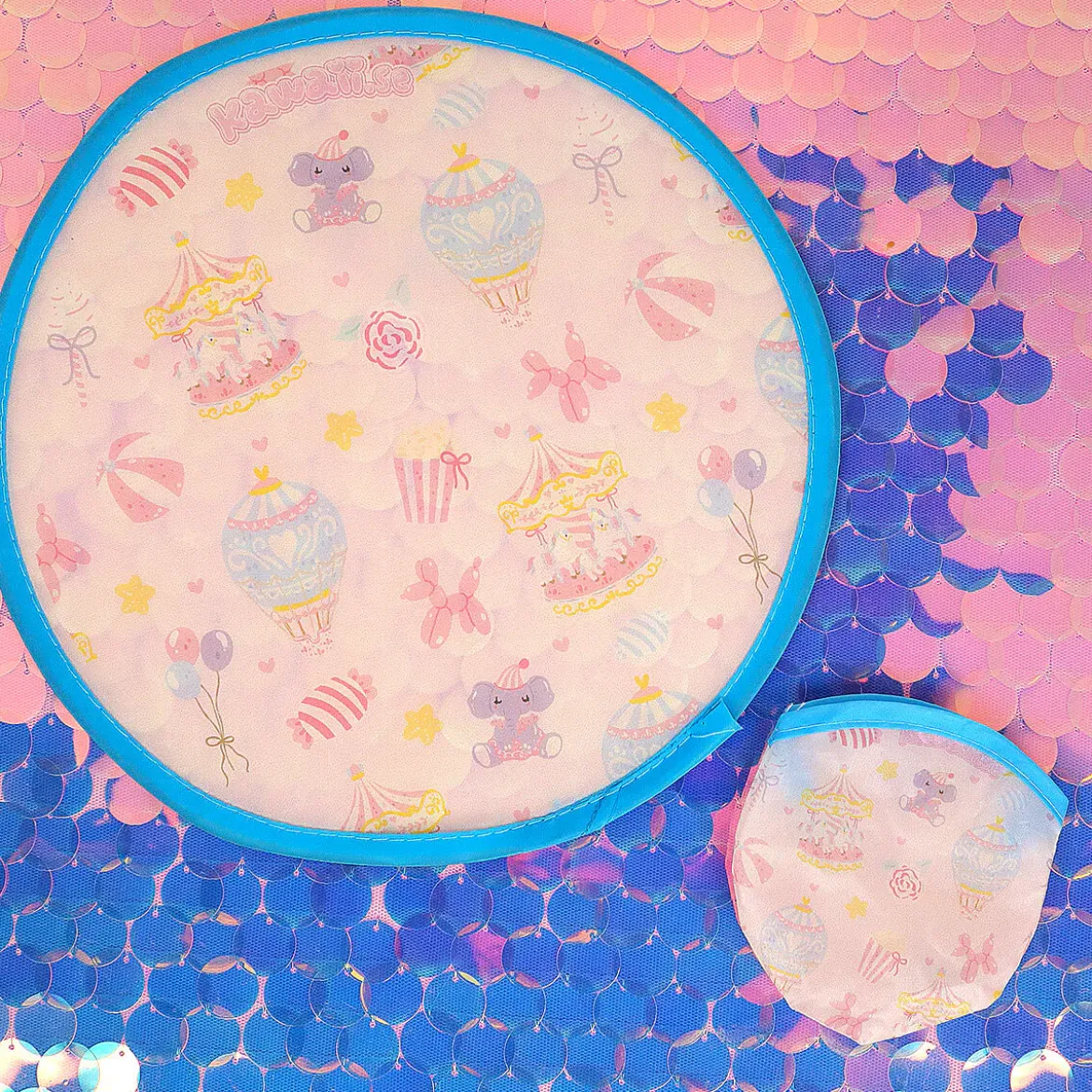 Rund fläkt - Pastel circus
