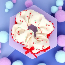 Scrunchie - Cherry Bow