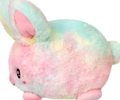 Squishable Snugglemi Snackers Fluffy Bunny - Pastel Tie Dye