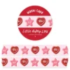 Star And Heart Buttons Washi Tape