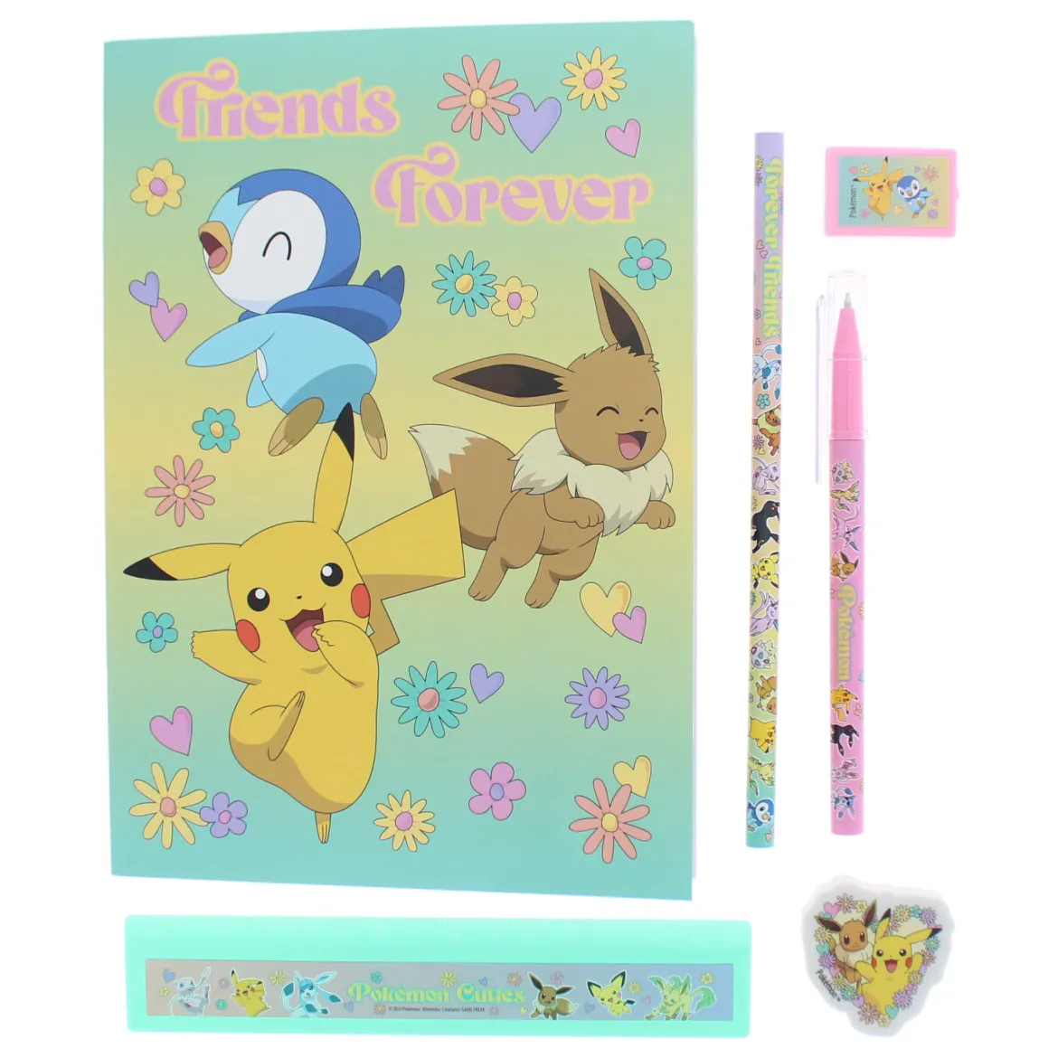 Stationery Set, Pokemon Cuties