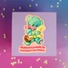 Stor sticker - Adulthood teddy