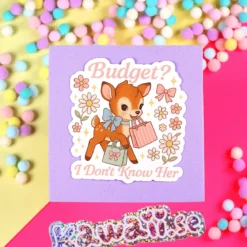 Stor Sticker - Budget? I don´t know her