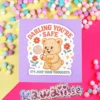 Stor Sticker - Darling you´re safe