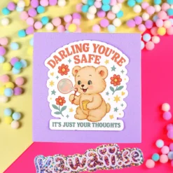 Stor Sticker - Darling you´re safe