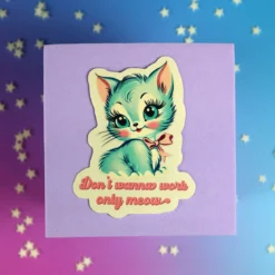 Stor sticker - Don´t wanna work