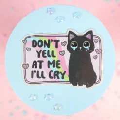 Stor sticker - Don´t yell