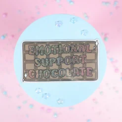 Stor sticker - Emotional support chocolate
