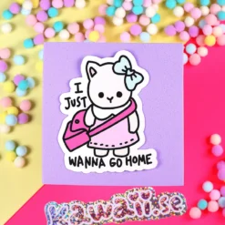 Stor Sticker - I just wanna go home