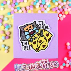 Stor Sticker - I´ll heal in hell