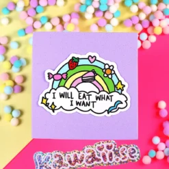Stor Sticker - I will eat what I want