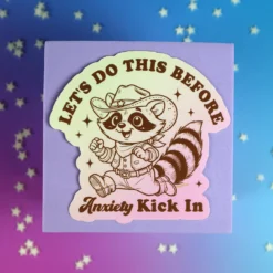 Stor sticker - Let´s do this