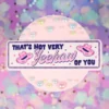 Stor sticker not very yeehaw