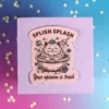 Stor sticker - Splish splash cat