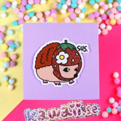 Stor Sticker - Sus Hedgehog