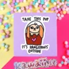 Stor Sticker - Take this pup