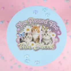 Stor sticker - Vibe check kittens
