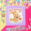 Stor Sticker - Your anxiety is a lying hoe